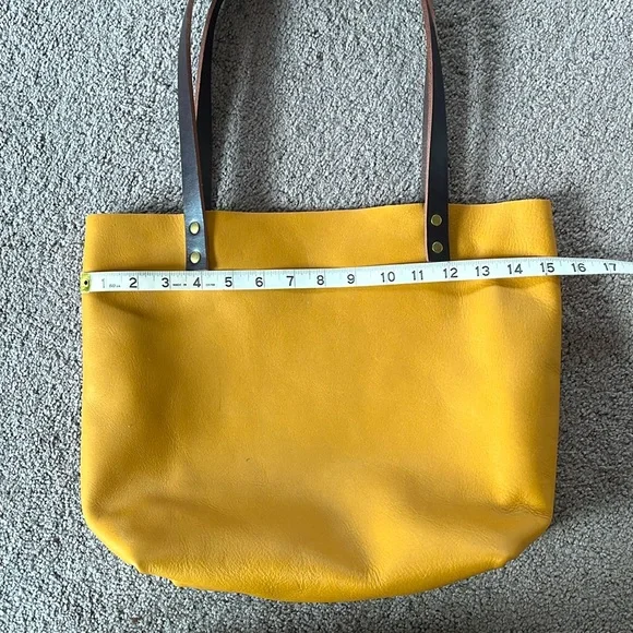 NEW Portland Leather Tote Bag Medium - Picture 8 of 9
